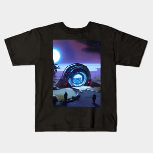 AWAITING ARRIVALS FROM PLANET TAG Kids T-Shirt